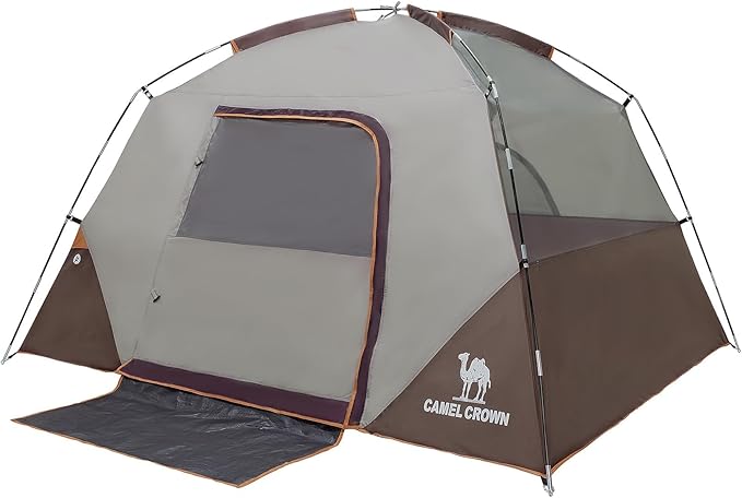 CAMEL CROWN Tents for Camping 4/6 Person Tent Waterproof Easy Setup Backpacking Tents