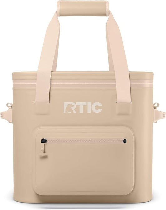 RTIC 30 Can Ultra-Tough Soft Cooler Pro, Insulated, Waterproof, Leak Proof, Portable Floating Bag for Beverage, Drink, Lunch, Outdoor, Beach, Car,Camping, Picnic, Fishing, Boat