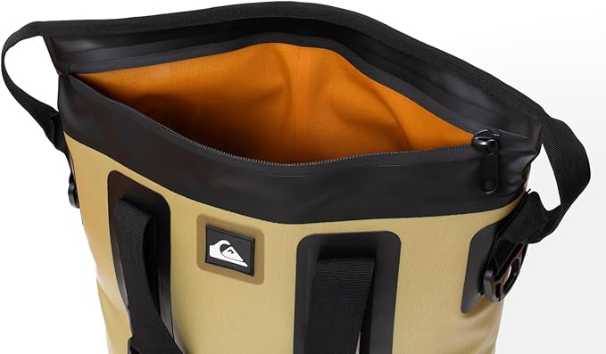 Quiksilver Zipperless Backpack Cooler 30L, Holds 36 Cans, 48 Hour Insulation, Leakproof & Waterproof Design, Heavy Duty TPU, IPX7, Padded Straps, Kangaroo Pockets