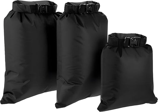 Lixada Waterproof Dry Bags, 3/5/6 Pack Ultimate Dry Sack - 3L+5L+8L Lightweight, Roll Top Outdoor Dry Sacks for Kayaking Camping Hiking Traveling Boating Water Sports