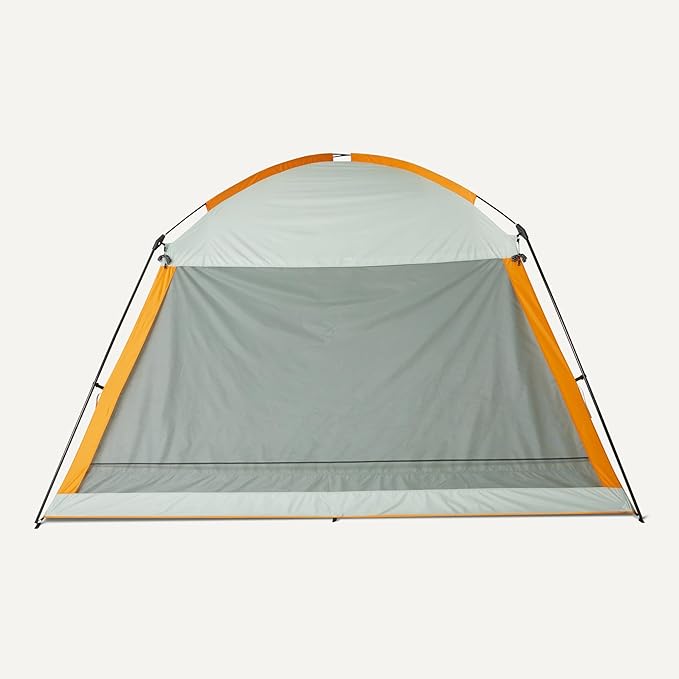Amazon Basics Screened Canopy Tent, 12 x 12 ft with Zippered Enclosure, UPF50+ Sun Protection, Bug-Free Outdoor Shelter for Camping, Parties and Events