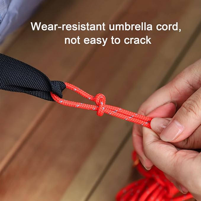 8 Pack High-Reflective Guy Lines 4mm Tent Cords High-Strength Lightweight Camp Ropes with Aluminum Adjuster Tensioner for Tent, Tying Down Tarps, Camping, Outdoor Packaging (Red, 13ft)