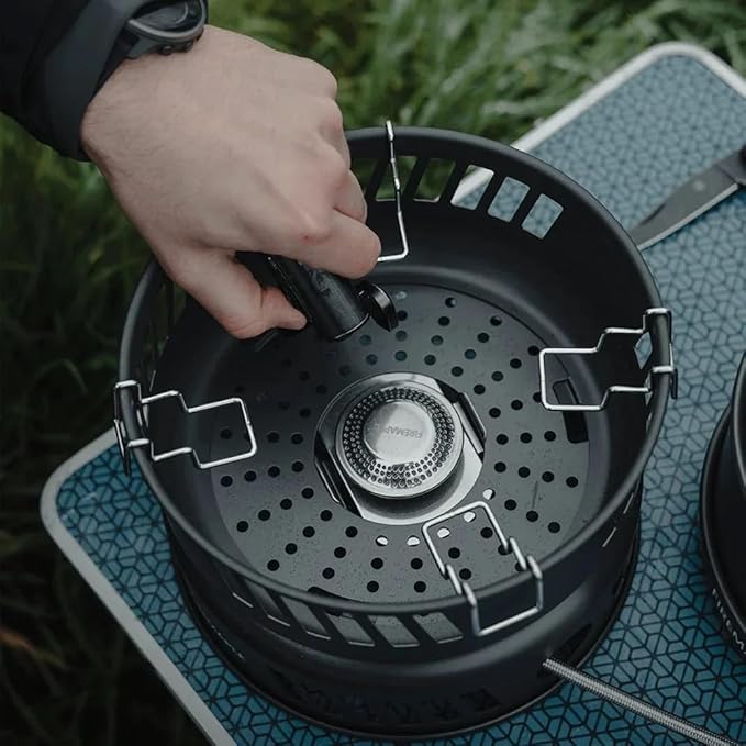 Fire Maple Versatile Outdoor Cooking Set Gas Stove Aluminum, Compact & Durable Camping Cookware Kit