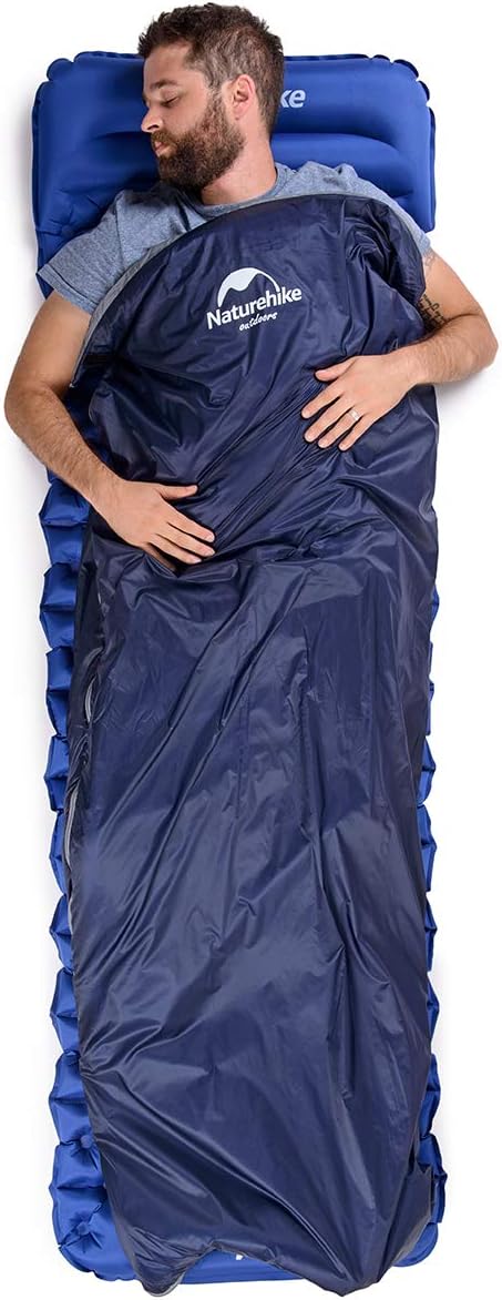 Naturehike Lightweight Compact Sleeping Bag, 59℉/32℉ Envelope Ultralight Backpacking Sleeping Bag Portable, Waterproof with Compression Sack for Cold&Warm, Camping, Traveling, Hiking
