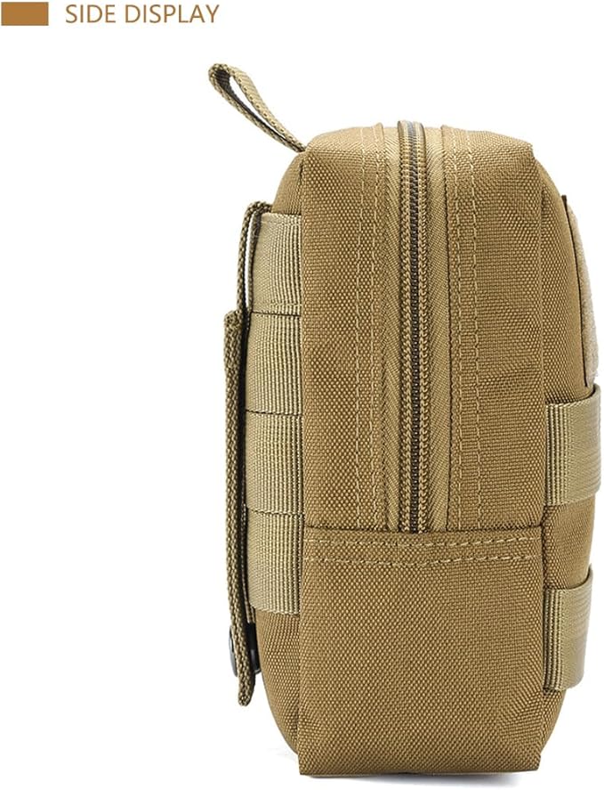 2 Pack Tactical Molle Pouch - Premium Durable Utility Bag for Military, Hiking, Camping, Hunting, EDC & Duty Belts, Backpacks and Vests