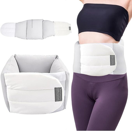 Deep Sleep Lumbar Support Pillow – Soft Cotton-Fleece Waist Cushion for Back Pain Relief, Orthopedic Sleeping Pad for Side or Stomach Sleepers