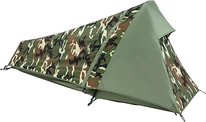 4-Season Ultralight Single Person Tunnel Tent - Waterproof Hiking Backpacking Sleeping Bag Camping Travel Shelter