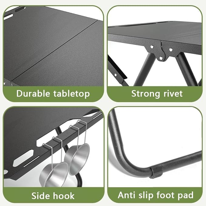 Outdoor Tactical Table Multifunctional Folding Table Camping Lightweight Small Tea Table Picnic Camping