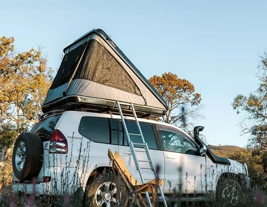 Discovery Model – Rooftop Tent Hard Shell 2-3 Person – Suitable for SUV Truck Van Camping Car Roof – Includes Foam Mattress