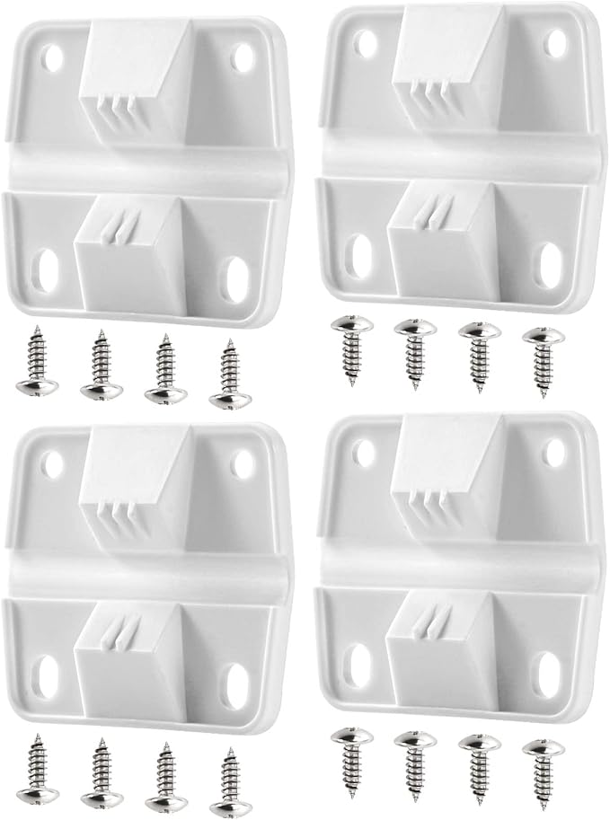 Cooler Plastic Hinges Replacement for Coleman - Replacement Hinges for Coleman Xtreme Cooler Parts Ice Chest Hinges (4 Pack)