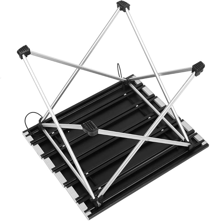 Camping Table, Folding Beach Table, Aluminium Alloy Portable Folding Table with Bag, Portable Beach Table, BBQ Camping Table Desks for Outdoor Picnic