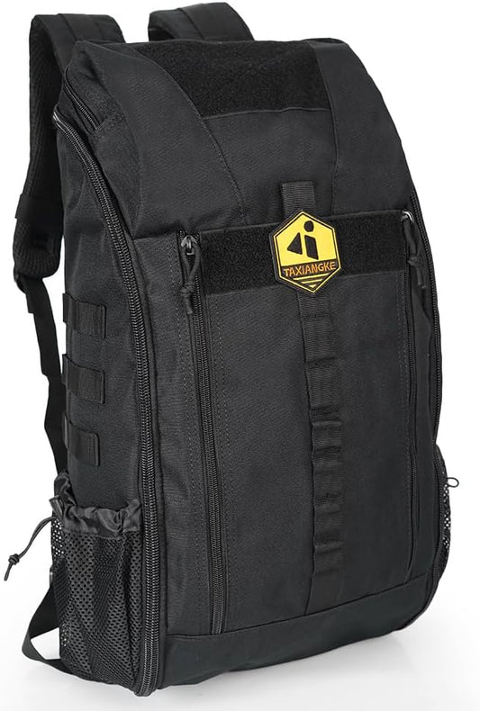 25L Hiking Backpack for Men & Women,Breathable Waterproof Backpack, Lightweight Camping Backpack with MOLLE System-Black,Suitable for mountain climbing and outdoor hiking