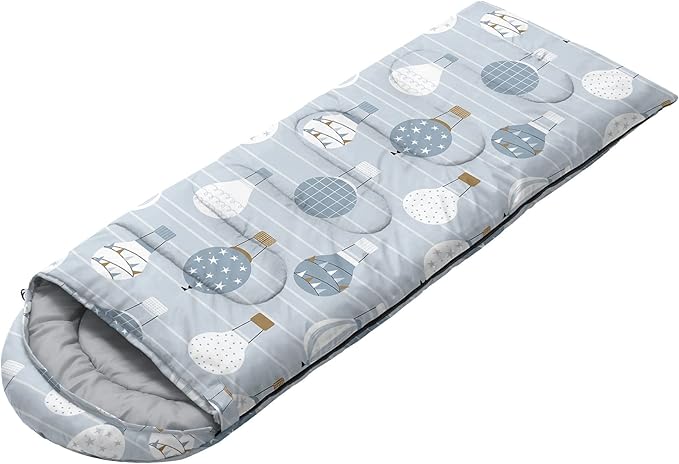 Kids Sleeping Bag for Boys and Girls,Monster Alien Print-Lightweight Warm Portable Outdoor Indoor-Waterproof Cold Weather Resistant Sleeping Bag for Camping Hiking