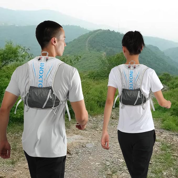 IX INOXTO Running Hydration Vest for Men Women Water Backpack for Running 3L Running Hydration Pack for Trail Running Marathon Race Hiking