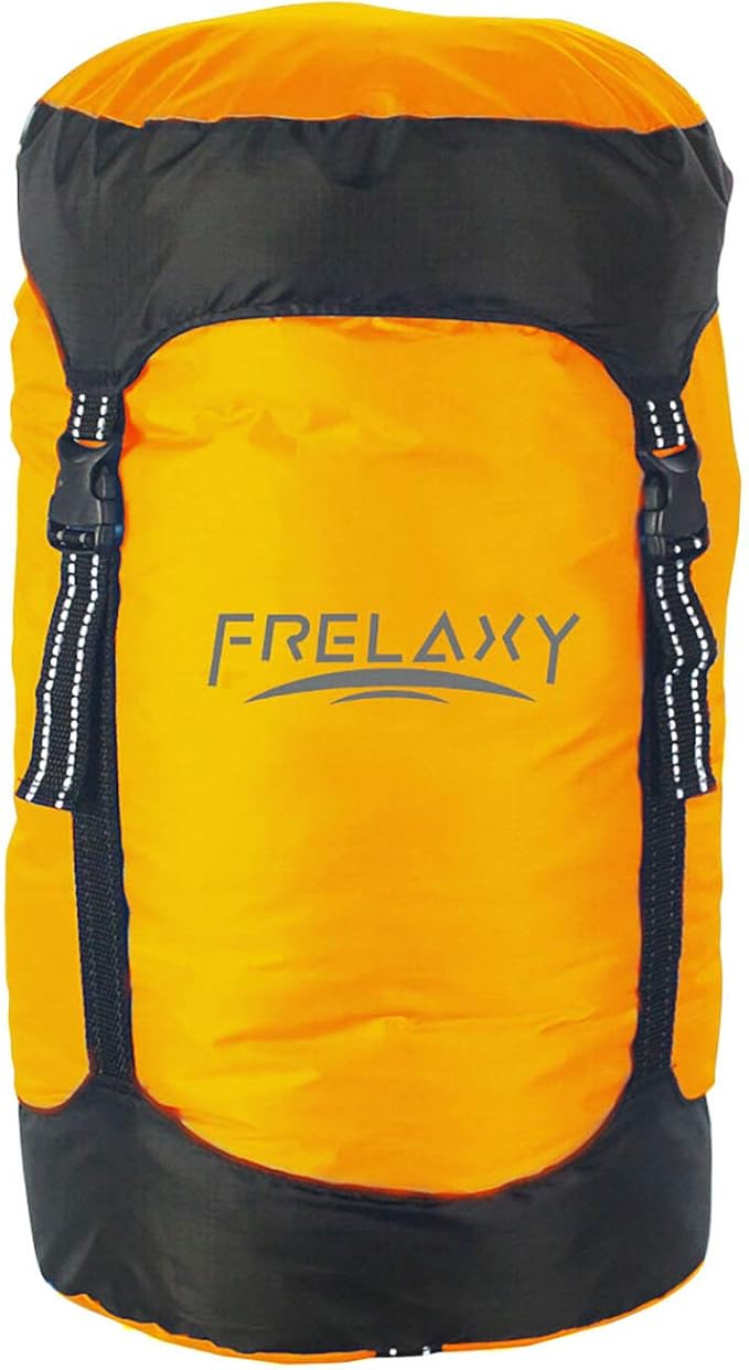 Frelaxy Compression Sack, 40% More Storage! 11L/18L/30L/45L/52L Compression Stuff Sack, Water-Resistant & Ultralight Sleeping Bag Stuff Sack - Space Saving Gear for Camping, Hiking