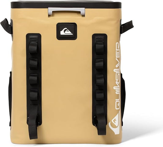 Quiksilver Zipperless Backpack Cooler 30L, Holds 36 Cans, 48 Hour Insulation, Leakproof & Waterproof Design, Heavy Duty TPU, IPX7, Padded Straps, Kangaroo Pockets