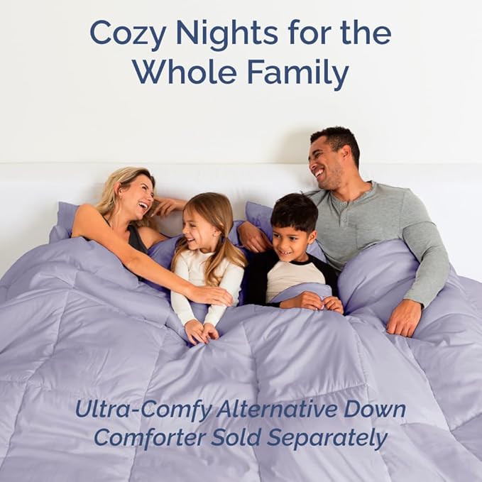 Full XL Bed Sheet - 4 Piece Full XL Bed Sheets Set - Soft, Breathable & Cooling - Hotel Luxury Bedding for Women, Men, Kids, Teens, Boys & Girls - Deep Pockets, Fade & Wrinkle Free - Light Lavender