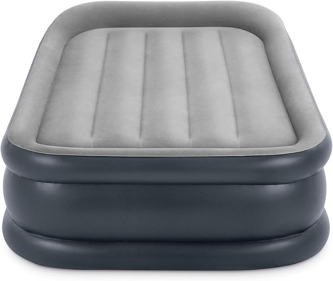 Intex Pillow Dura-Beam Series Rest Raised Airbed with Internal Pump (2020 Model)