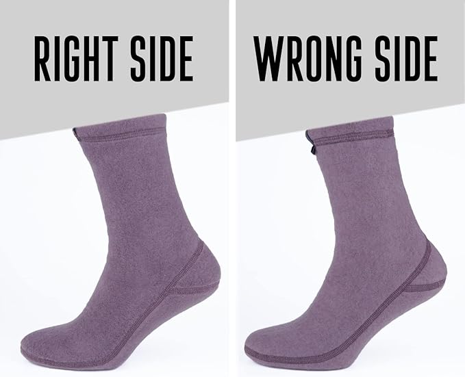 Cozy Warm Boot Liner Socks - Hiking Outdoor Sport - Polartec Fleece Winter Socks
