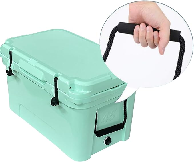 Cooler Handles Cooler Replacement Handles Rope, Cooler Rope Handle Extender Replacement Parts Black,Compatible with YETI Tundra & RTIC Coolers