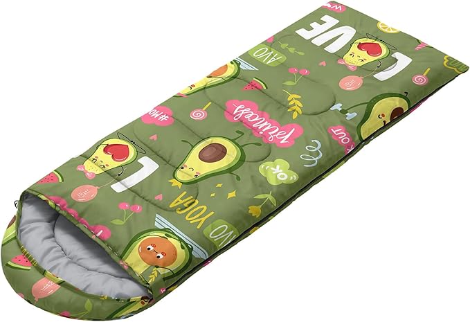 Sleeping Bags for Adults and Kids Camping Sleeping Bags for Girls and Boys Lightweight Waterproof Cold/Warm Sleeping Bag for 3 Season