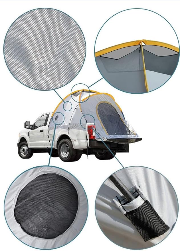 Truck Tent Waterproof Car Tent Pickup Tent Outside Bed Tent for Camping Fishing Caving Picnic Travel