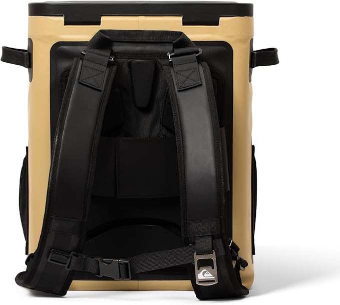Quiksilver Zipperless Backpack Cooler 30L, Holds 36 Cans, 48 Hour Insulation, Leakproof & Waterproof Design, Heavy Duty TPU, IPX7, Padded Straps, Kangaroo Pockets