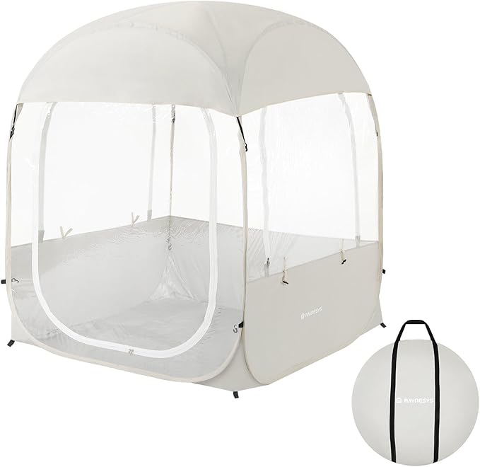Sports Tent, Portable & Foldable Pop Up Tents Shelter with Carry Bag, Instant Weather Proof Clear View Bubble Tent for Fishing, Camping, Watching Sports Events