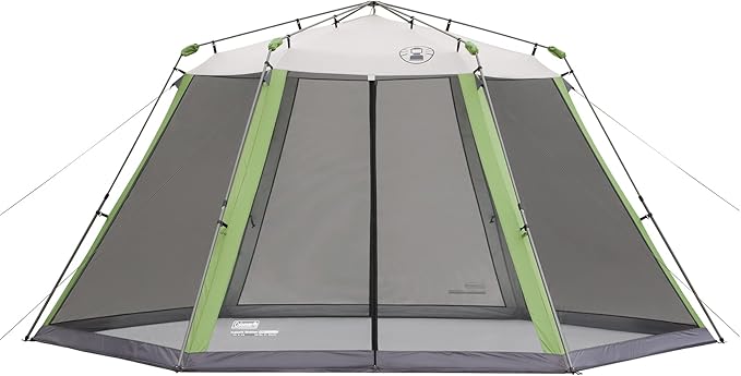 Coleman Skylodge Screened Canopy Tent with Instant Setup 10x10/15x13ft Portable Screen Shelter with 1-Minute Setup for Bug-Free Lounging Great for Picnic Yard Beach Park Camping & More