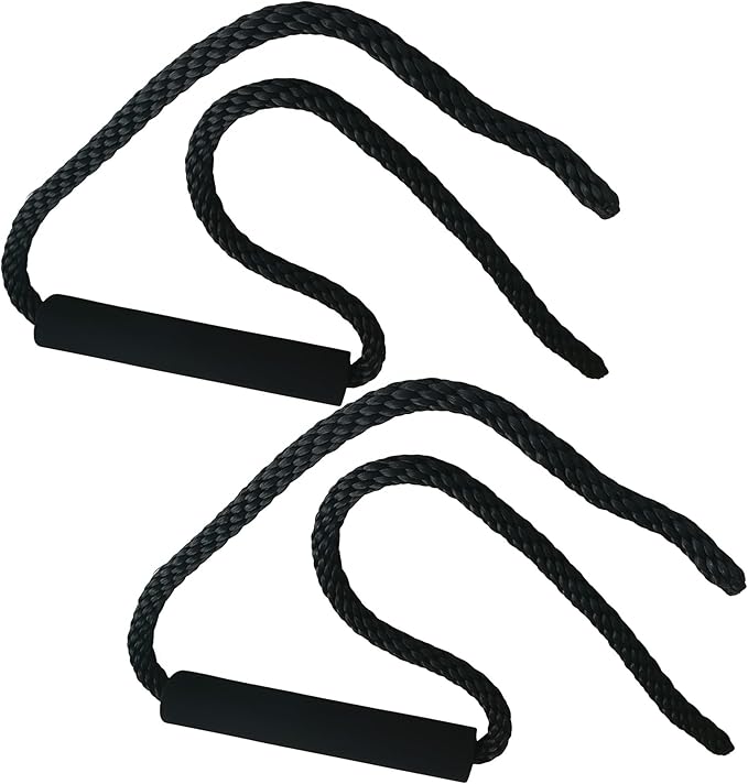 Cooler Handles Cooler Replacement Handles Rope, Cooler Rope Handle Extender Replacement Parts Black,Compatible with YETI Tundra & RTIC Coolers