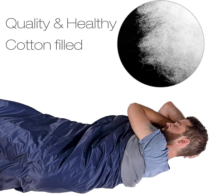 Naturehike Lightweight Compact Sleeping Bag, 59℉/32℉ Envelope Ultralight Backpacking Sleeping Bag Portable, Waterproof with Compression Sack for Cold&Warm, Camping, Traveling, Hiking