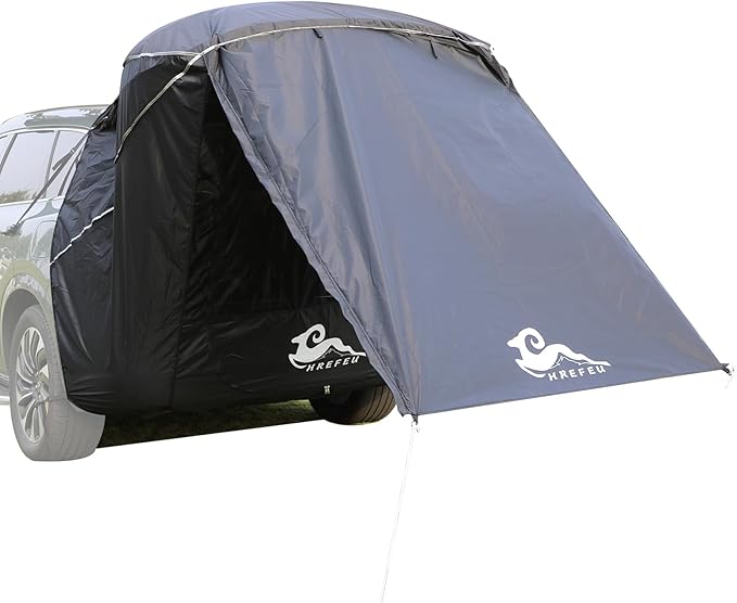SUV Tent Car Awning, UPF 50++ with Portable Waterproof Storage Bag, Tear-Resistant, Large Space, Good Vision, Smooth Ventilation, Suitable for Outdoor Beach Camping Auto Canopy Shade…