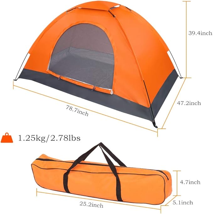 Large Camping Instant Tents,Automatic Waterproof Family Camping Tent,Easy Setup Camping Tents,Lightweight Backpacking Tent,for Outdoor Beach Hunting Hiking Travel