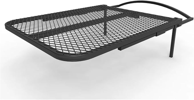 Tire Table Medium Steel Camping Table for Camp, Travel, Tailgating and Outdoor Work | Easily Holds 50 Pounds | Powder Coated Finish | No Tool or Hitch Required for Installation | 29 x 23 x 1.5