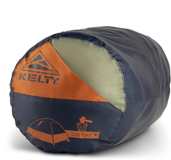 Kelty Late Start Backpacking Tent – Lightweight Two Man Camping Tent Shelter with Quickcorners, Aluminum Poles, Waterproof Poly Fly, Updated for 2024 | Camping Tent Shelter, Quickcorners, Aluminum Poles, Waterproof Poly Fly, Updated for 2024