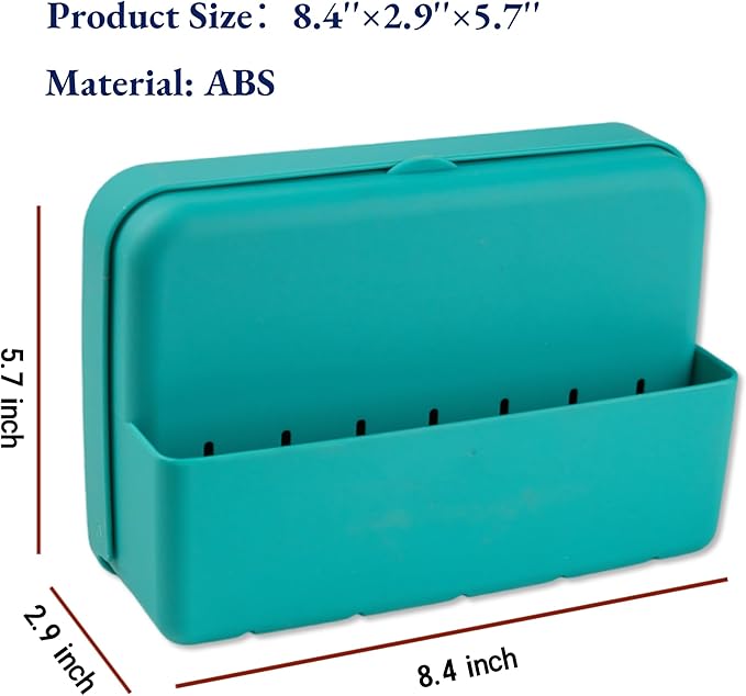 Cooler Accessories for Coleman YETI Coolers, Magnetic Storage Box,8.4 x 2.9 x 5.7 inch Organizer for Sunglasses, Scissors,Small Gadgets, Green