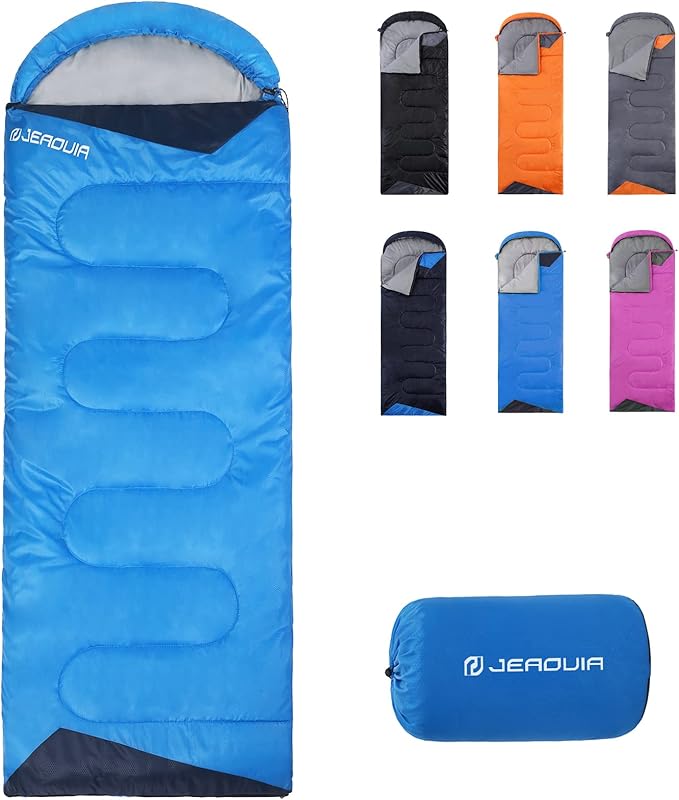 Sleeping Bags for Adults Cold Weather - 20 Degree Big&Tall Size Backpacking Lightweight Waterproof for Girls Boys Mens Teen Women for Camping Hiking Outdoor Travel Hunting with Compression Bags