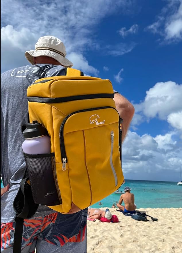 Desta™ 22L | Lightweight Insulated Backpack Cooler | Easy to Carry | Adjustable Shoulder Straps | Large Capacity | Hiking Backpack Men | Lunch Pack | Picnic | Made from 5mm Eco-Friendly EPE Foam