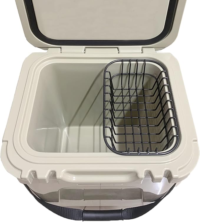 Cooler Basket Compatible with YETI Roadie 24, Dry Goods Wire Cooler Rack Storage Will Keep Smaller Items Dry and Stay Goods High for Roadie 24 Ice Chest Good to Hold Fruit, Utensils, etc
