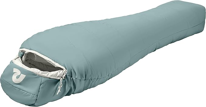 Retrospec Dream Mummy Sleeping Bag - 30°F Camping & Travel Essential Gear with Water - Resistant Shell & Synthetic Fill - Zippered Pocket & Stuff Sack