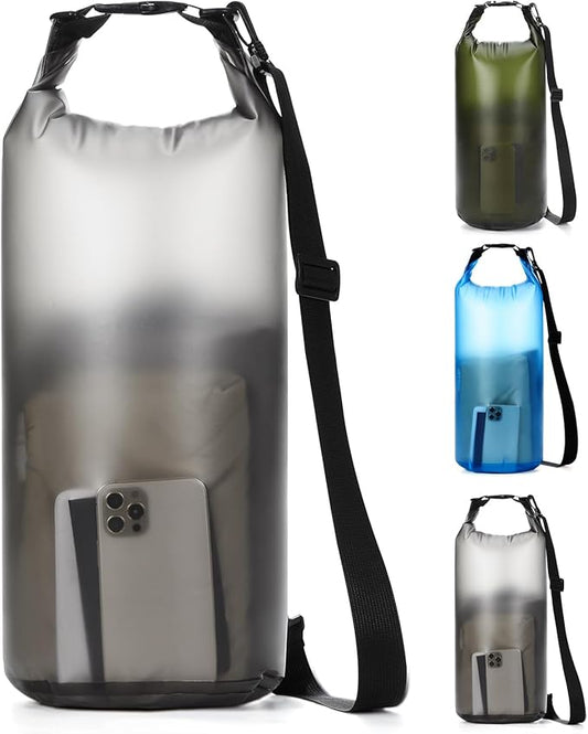 Dry Bags for Kayaking Waterproof, 5L/10L Dry Storage Bag, Roll Top Wet Bag for Swimming, Boating, Fishing,Camping & Beach