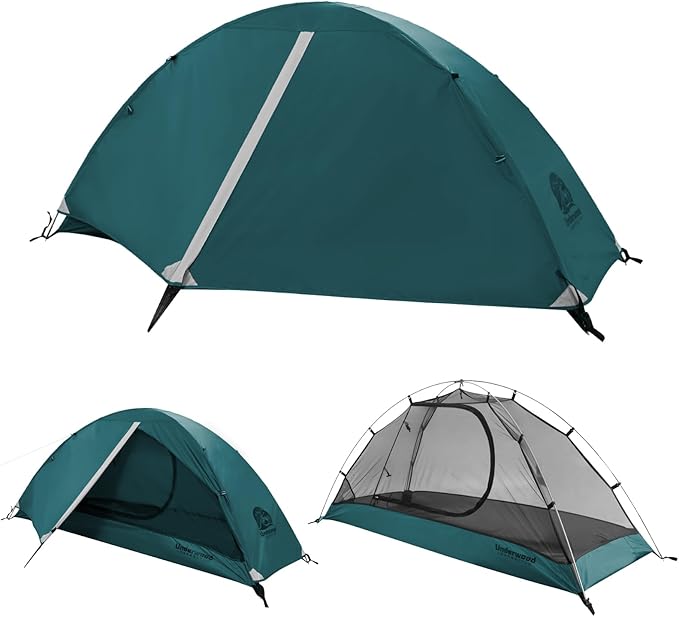1/2 Person Backpacking Tent for Camping - Ultralight & Waterproof Outdoor Camping Tent, Easy Set Up Compact Tent for 3 Season, Lightweight Tents for Hiking by Underwood Aggregator