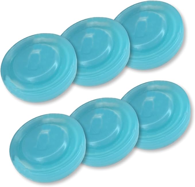 ArcticChill Golf Cooler Ice Packs – Custom Fit Can Coolers for Golf Bag Beer Sleeves – Reusable Round Freezer Packs for Keeping Drinks Cold on The Course (Set of 6, Arctic Blue)