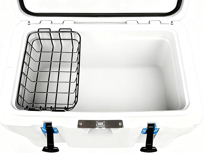 14.45" Cooler Basket,Cooler Basket Compatible with Lifetime 77 Qt, 115 Qt, Ozark Trail 73 Quart Ice Chest, Coolers Accessories for Lifetime and Ozark Trail - Keep Food Dry & Organized.(1-Pack)