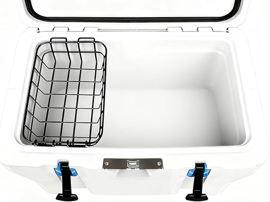 14.45" Cooler Basket,Cooler Basket Compatible with Lifetime 77 Qt, 115 Qt, Ozark Trail 73 Quart Ice Chest, Coolers Accessories for Lifetime and Ozark Trail - Keep Food Dry & Organized.(1-Pack)