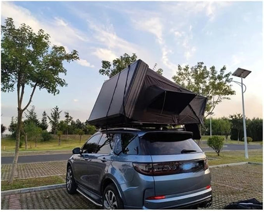 Camping Car roof top Tent Hard Shell Car Roof Top Tent SUV 4X4 Camping Car Roof Top Tent 4 Person(Carbon Fiber)