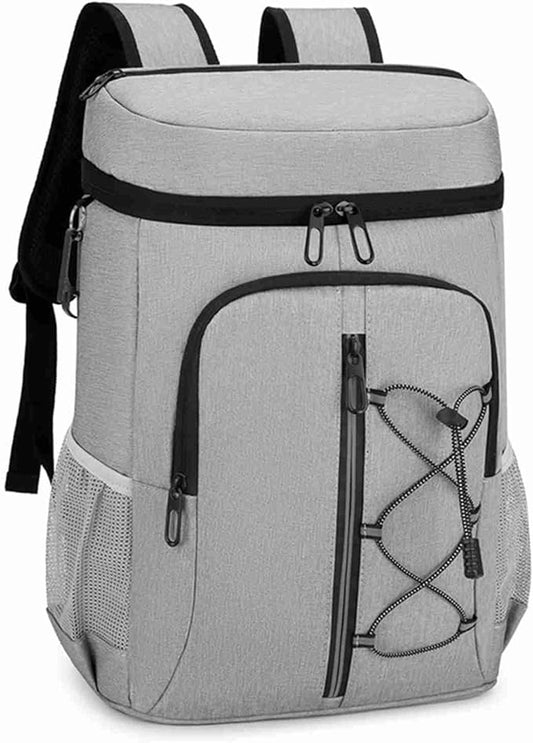 Insulated Cooler Backpack Leak Proof Aluminum Foil Inner Oxford Exterior for Camping Hiking Outdoors