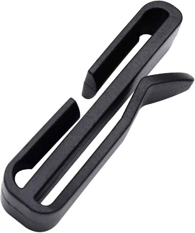 12pcs Webbing Ending Clip Adjust Keeper Buckle Connect Quick Slip Keeper for Molle Webbing Tactical Backpack Belt