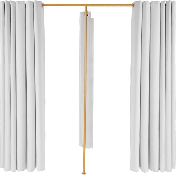 F-Dressing Room Privacy Protection Changing Room Divider - F-Shaped-Grey