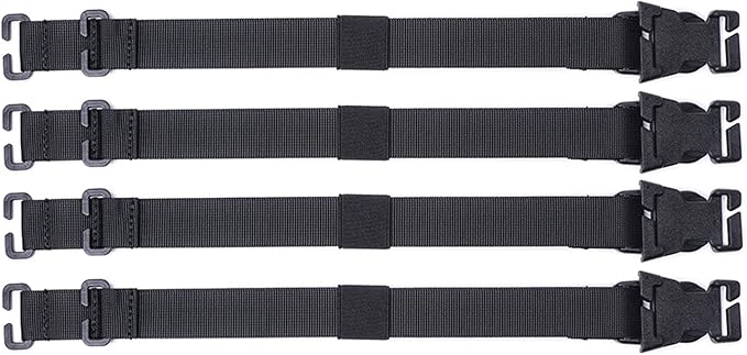 MiOYOOW 4PCS Tactical Molle Straps, Portable Molle Backpack Straps Accessories for Outdoor Camping Hiking Mountaineering